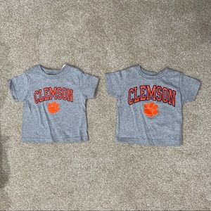 Clemson Tigers T-Shirts - Set of 2 (size 2)